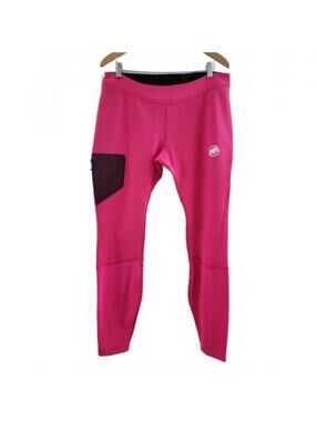 Mammut Aconcagua Tight Leggings Base Layer Pants Polartec Pink Women Size Large